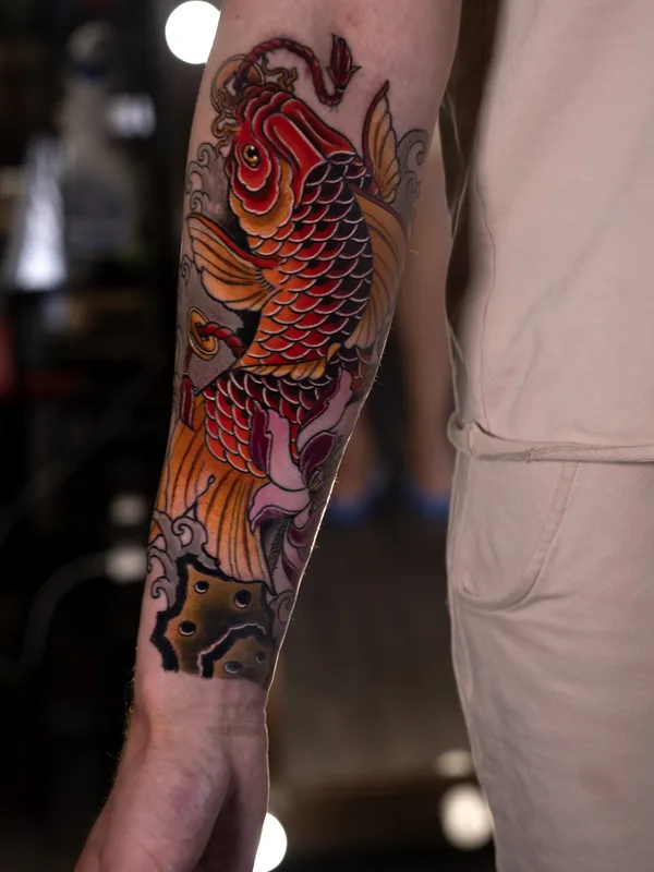 Japanese tattoo by Татьяна Чудесатая in Moscow