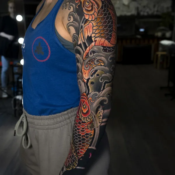 Японская tattoo by Татьяна Чудесатая in Москва