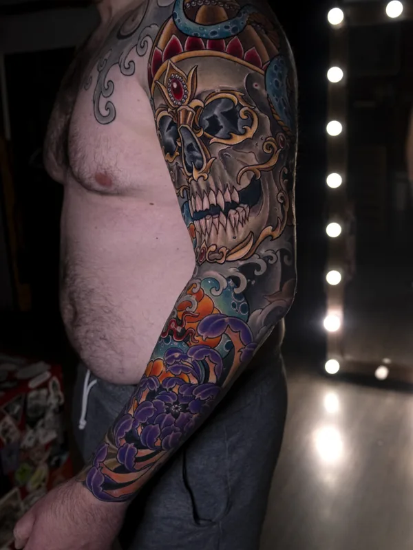 Japanese tattoo by Татьяна Чудесатая in Moscow