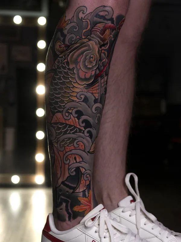 Japanese tattoo by Татьяна Чудесатая in Moscow