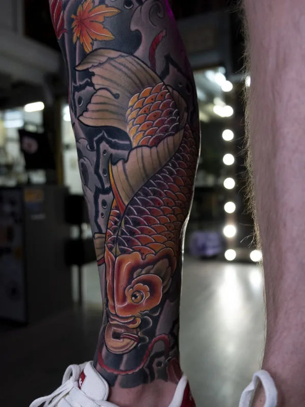 Japanese tattoo by Татьяна Чудесатая in Moscow