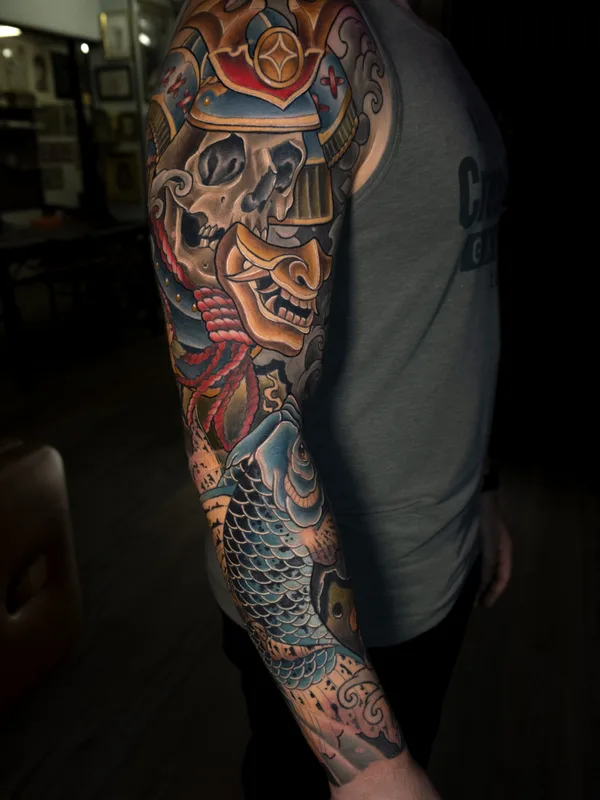 Japanese tattoo by Татьяна Чудесатая in Moscow
