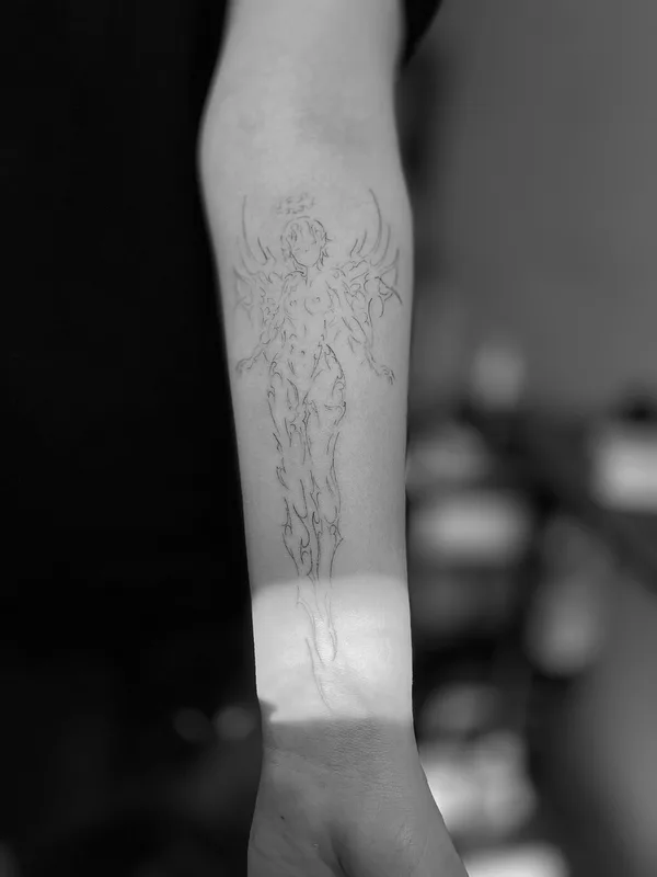 female black 타투 부위 forearm #84710 | 타투이스트 Валерия Журавлева