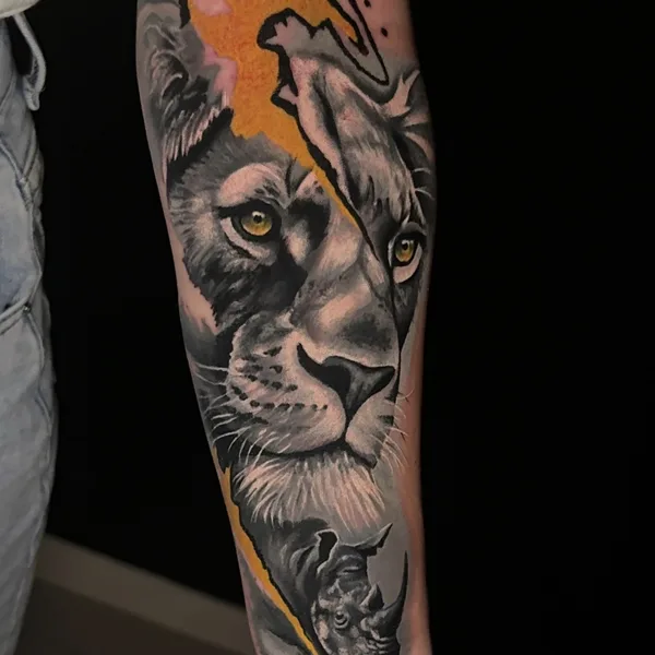 Abstract tattoo by Василий Кушнаренко in Бердск