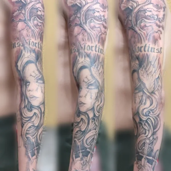 Цветная tattoo by Виктория Ковалева in Брянск