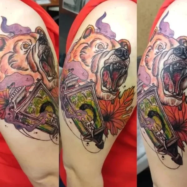 Цветная tattoo by Виктория Ковалева in Брянск