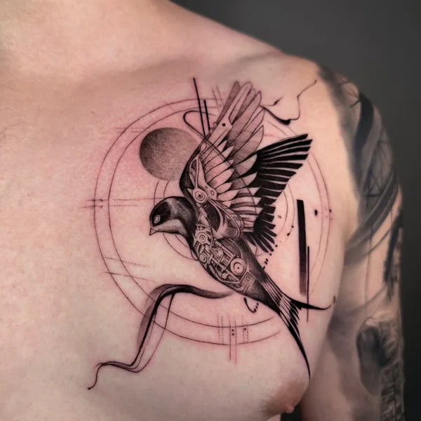 Watercolor tattoo by Виктория Маслова in Moscow