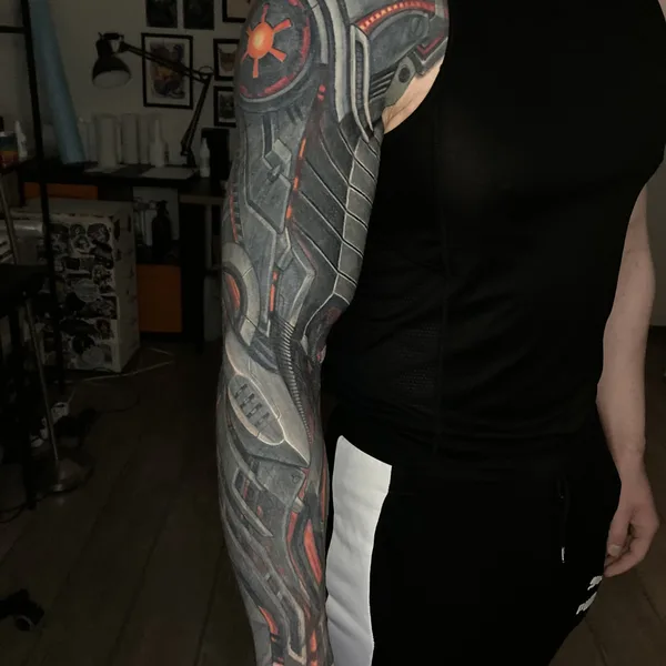Biomechanical tattoo by Виталий Канащенков in Нижний Новгород