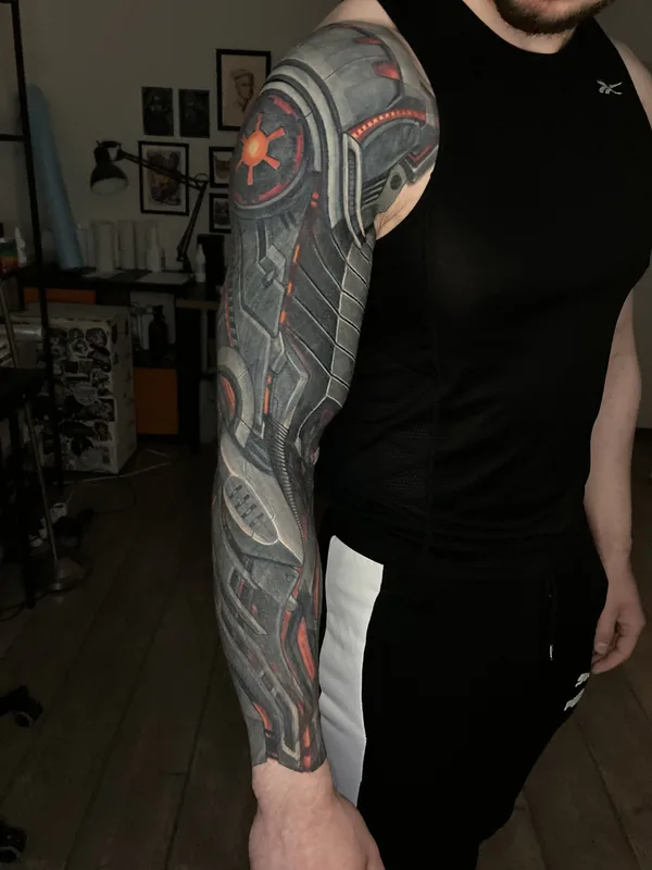 Biomechanical tattoo by Виталий Канащенков in Нижний Новгород