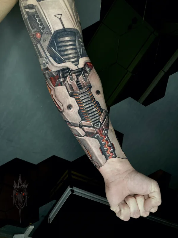 Biomechanical tattoo by Виталий Канащенков in Нижний Новгород