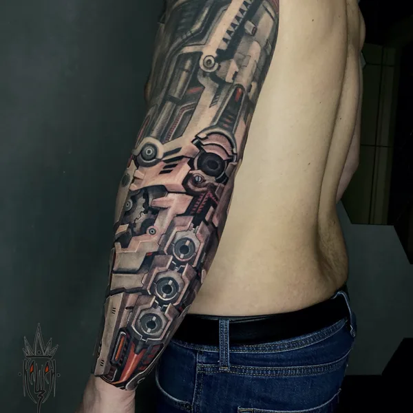 Biomechanical tattoo by Виталий Канащенков in Нижний Новгород