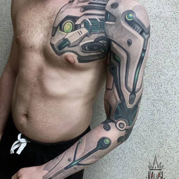 Biomechanical tattoo by Виталий Канащенков in Нижний Новгород