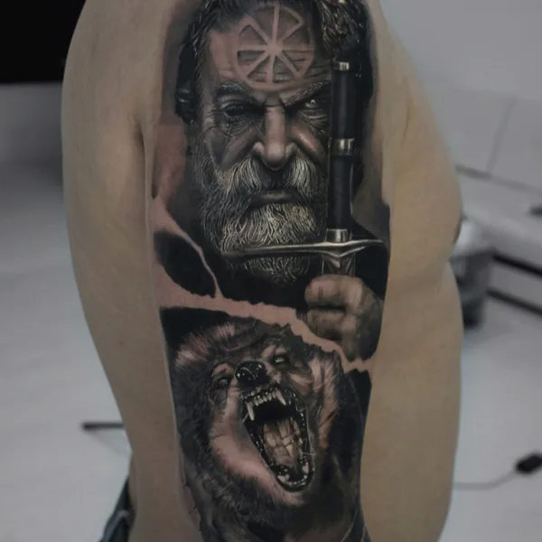 Tattoo tattoo by Владимир in Липецк