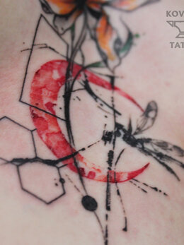 Watercolor tattoo