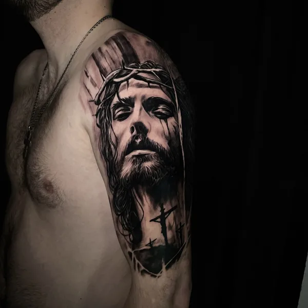 Realism tattoo by Владимир Соловьев in Краснодар