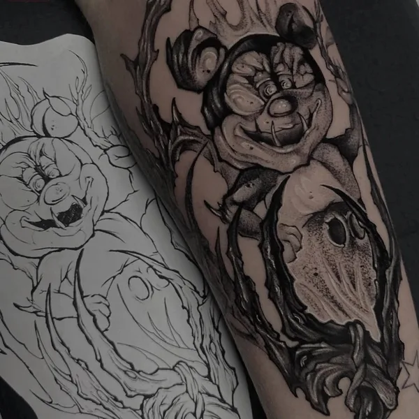 bioorganic tattoo by Юлий Монро  in Владимир