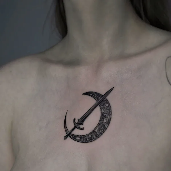 engraving tattoo by Женя Зимина  in Moscow