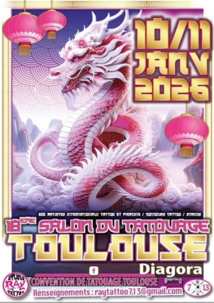 Toulouse Tattoo Convention #18 | 10 - 2026-01-11 00:00:00