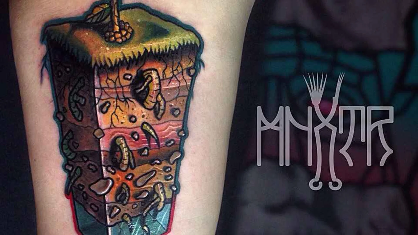 Post Neo Traditional tattoo - Yugin Zhestko