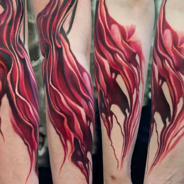 New School tattoo by Роман Ржевский in Мурманск