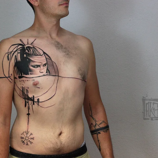 Author's Style tattoo by Artem Korobov in Tel Aviv - Jaffa