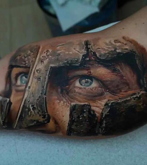 color realism tatouage sur bicep #4185 | Artiste tatoueur Дмитрий Самохин