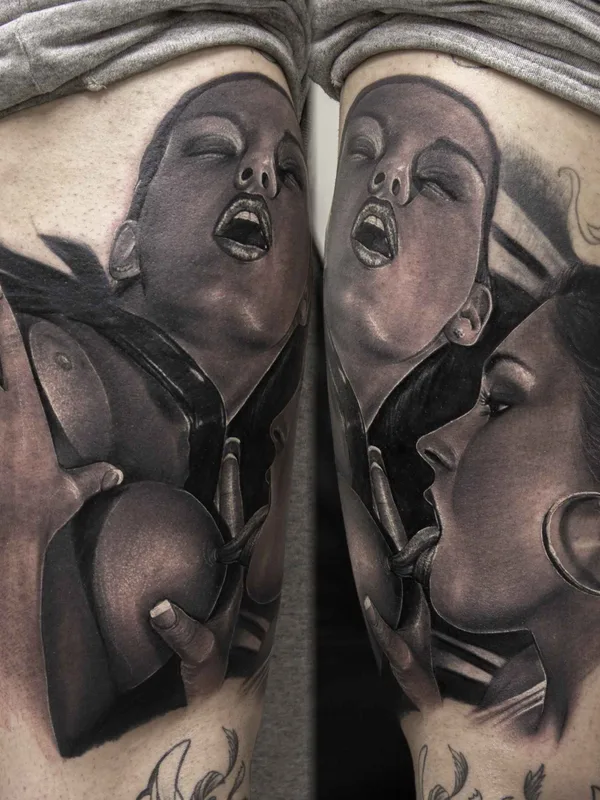 Реализм tattoo by Максим Денисенко in Краснодар