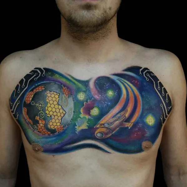 Авторская tattoo by Макс Калашников in Санкт-Петербург
