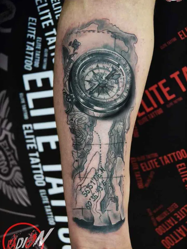 black and grey realism Tatuaggio su forearm #12782 | Tatuatore Радион