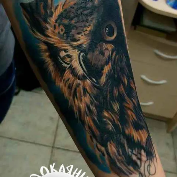 Graphic tattoo by Константин Андреевич Черников in Подольск