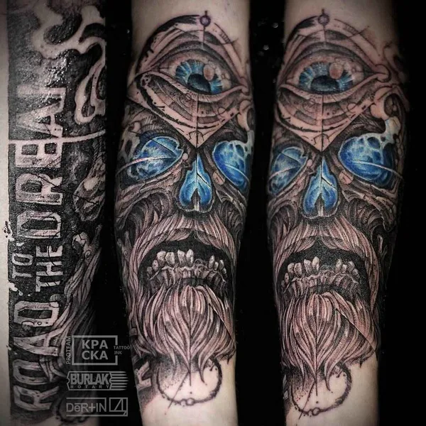 Ornamental tattoo by Антон Дёртин in Тольятти