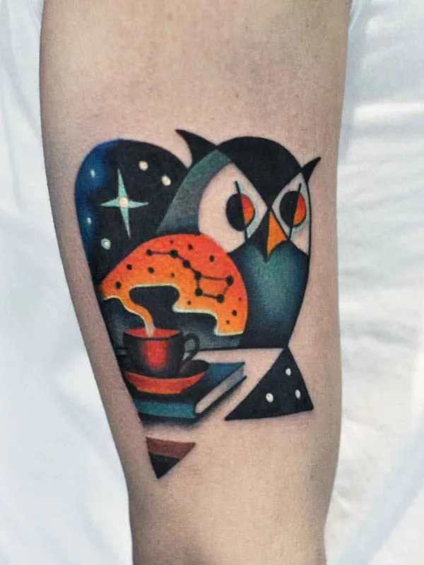 color illustrative tatuaje en forearm #10889 | Tatuador David Cote Peyote