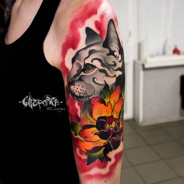 Color tattoo by Илья Черник in Оренбург