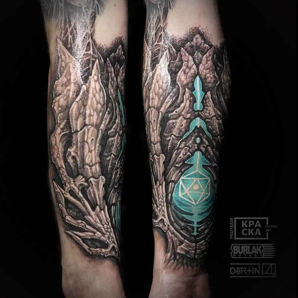 Ornamental tattoo by Антон Дёртин in Тольятти