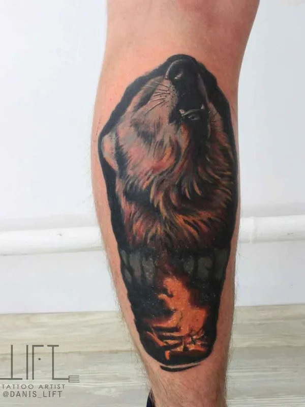 color realism татуировка на calf #14200 | Тату мастер Danis Lift