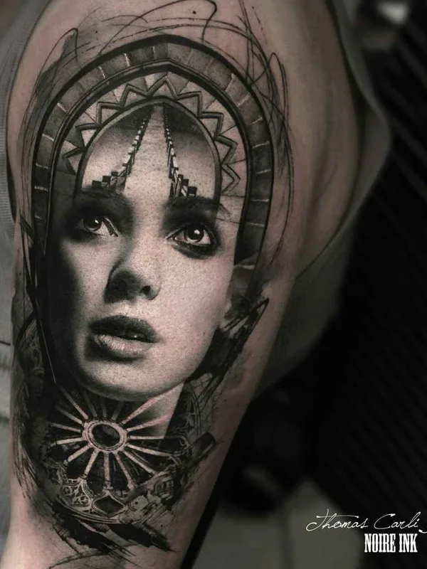 Author's Style tattoo by Thomas Carli jarlier
