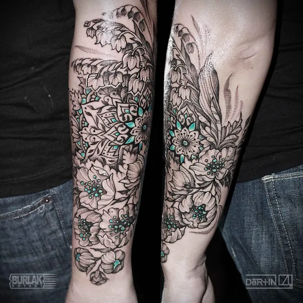 Ornamental tattoo by Антон Дёртин in Тольятти