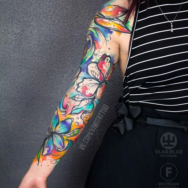 Скетч tattoo by Виктория KIWI Григорьева in Москва