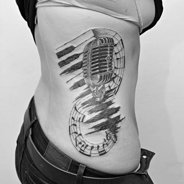 dot work tattoo by ANAR AKMEDOV in Санкт-Петербург