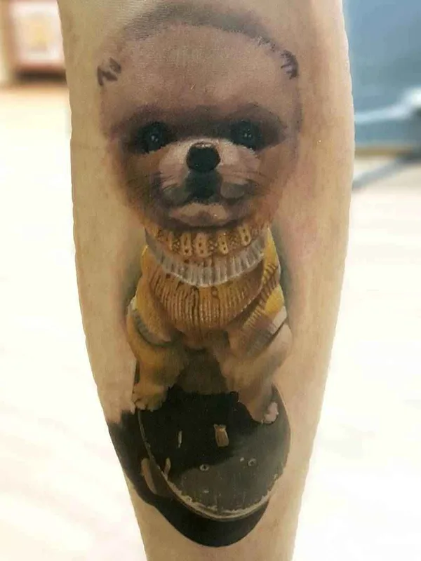 color realism tatuaje en calf #9370 | Tatuador Денис Тидан Торикашвили