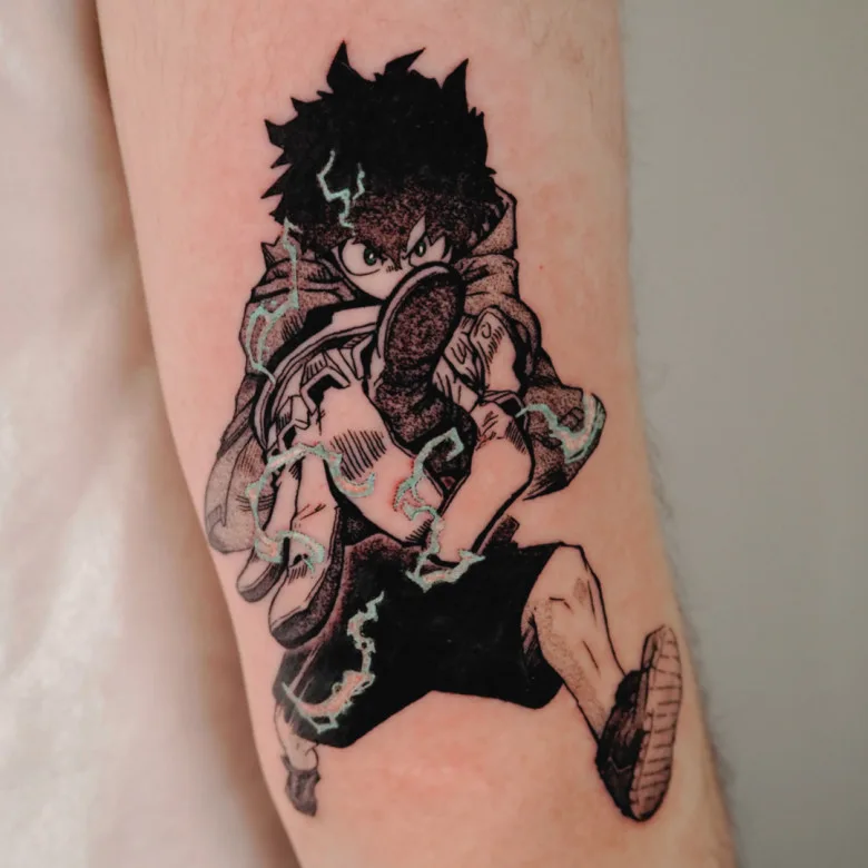 Mimi Sama manga tattoo in San Francisco