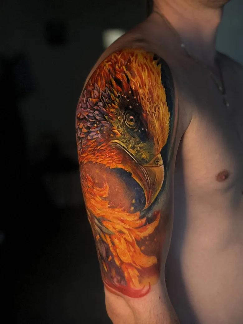 Tattoo artist Alesya Kupriyanova