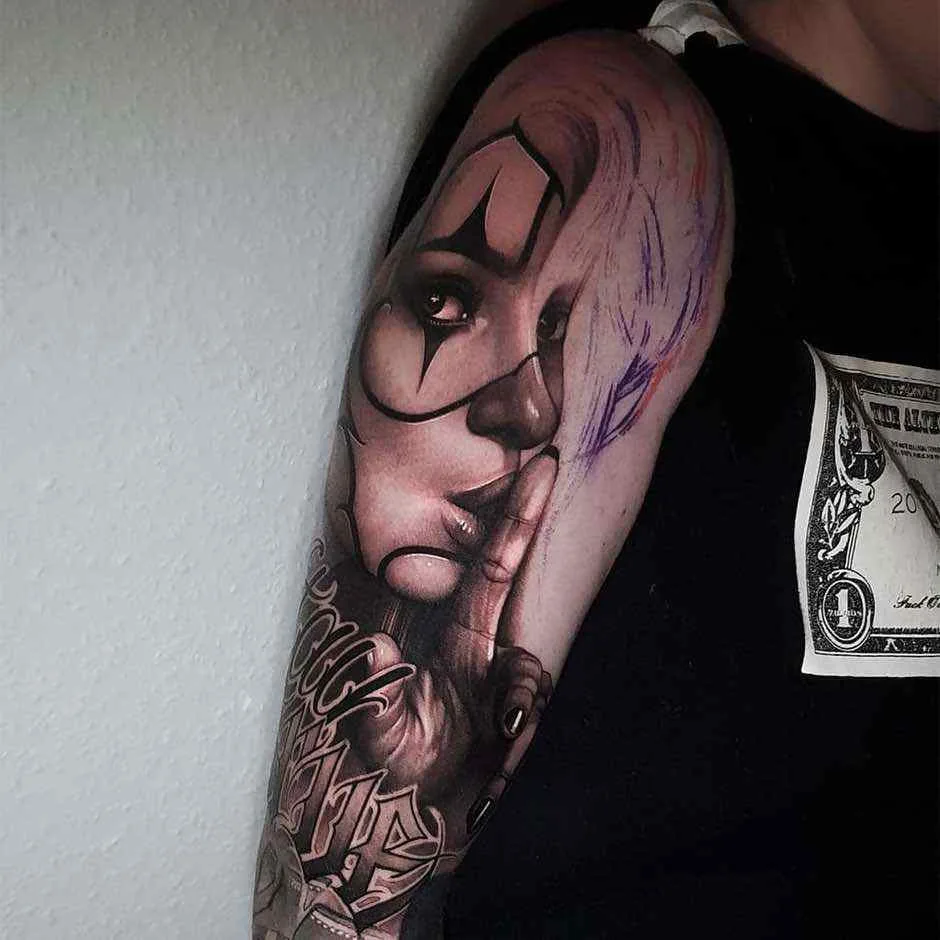 Black and grey tattoo realism with Chicano and Lettering by Alexander Akhmertdinov | Russia Black and grey tattoo realism with Chicano and Lettering by Alexander Akhmertdinov | Russia