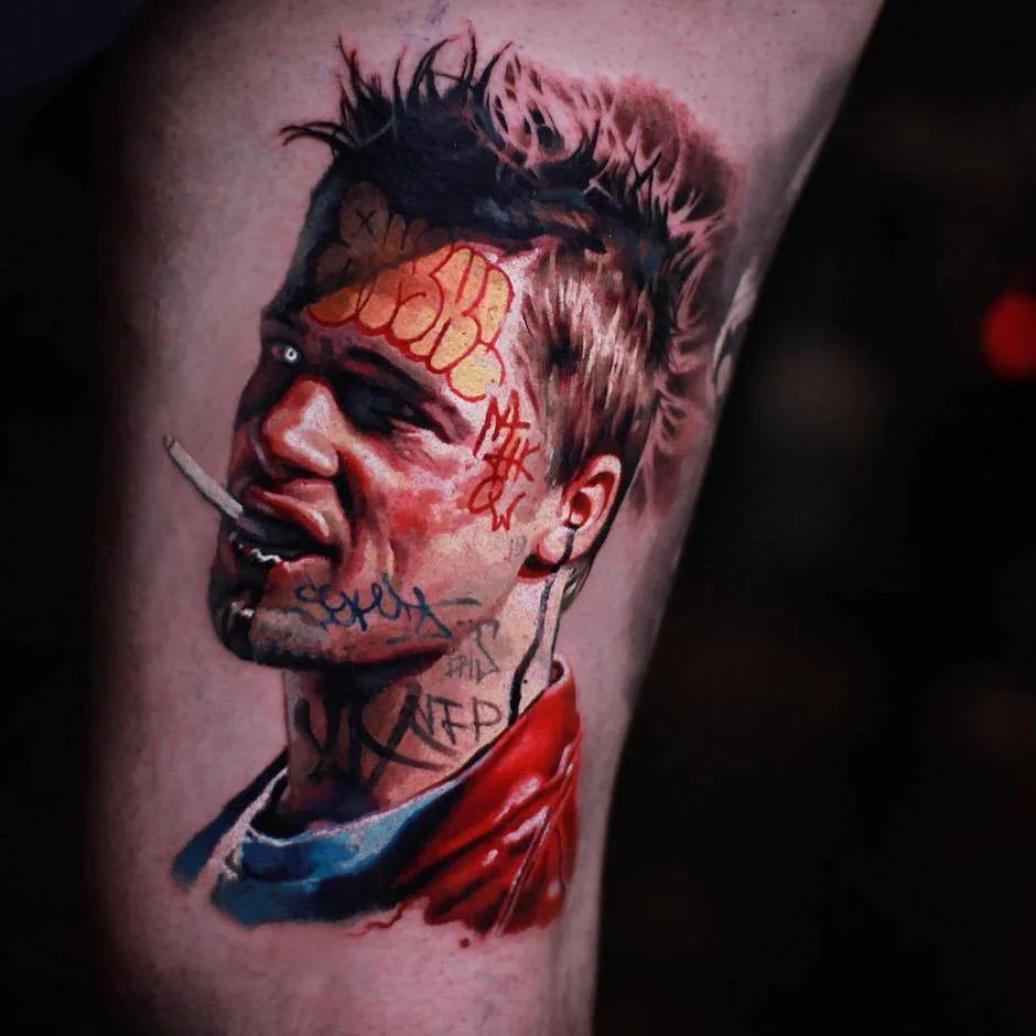 Tattoo artist Alexey Mashkow, graffiti realism, portrait tattoo | New York, United States