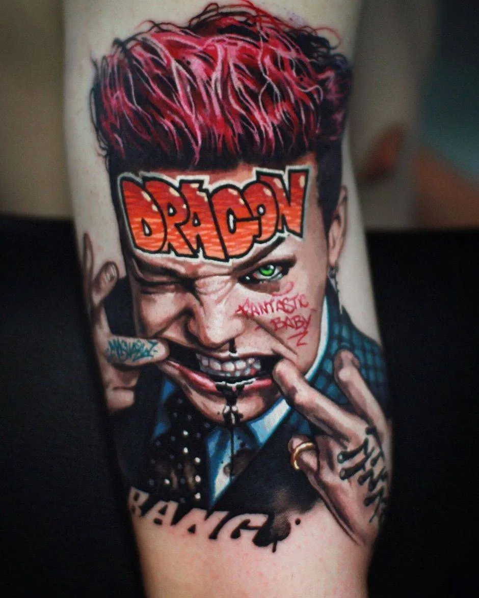 Tattoo artist Alexey Mashkow, graffiti realism, portrait tattoo | New York, United States