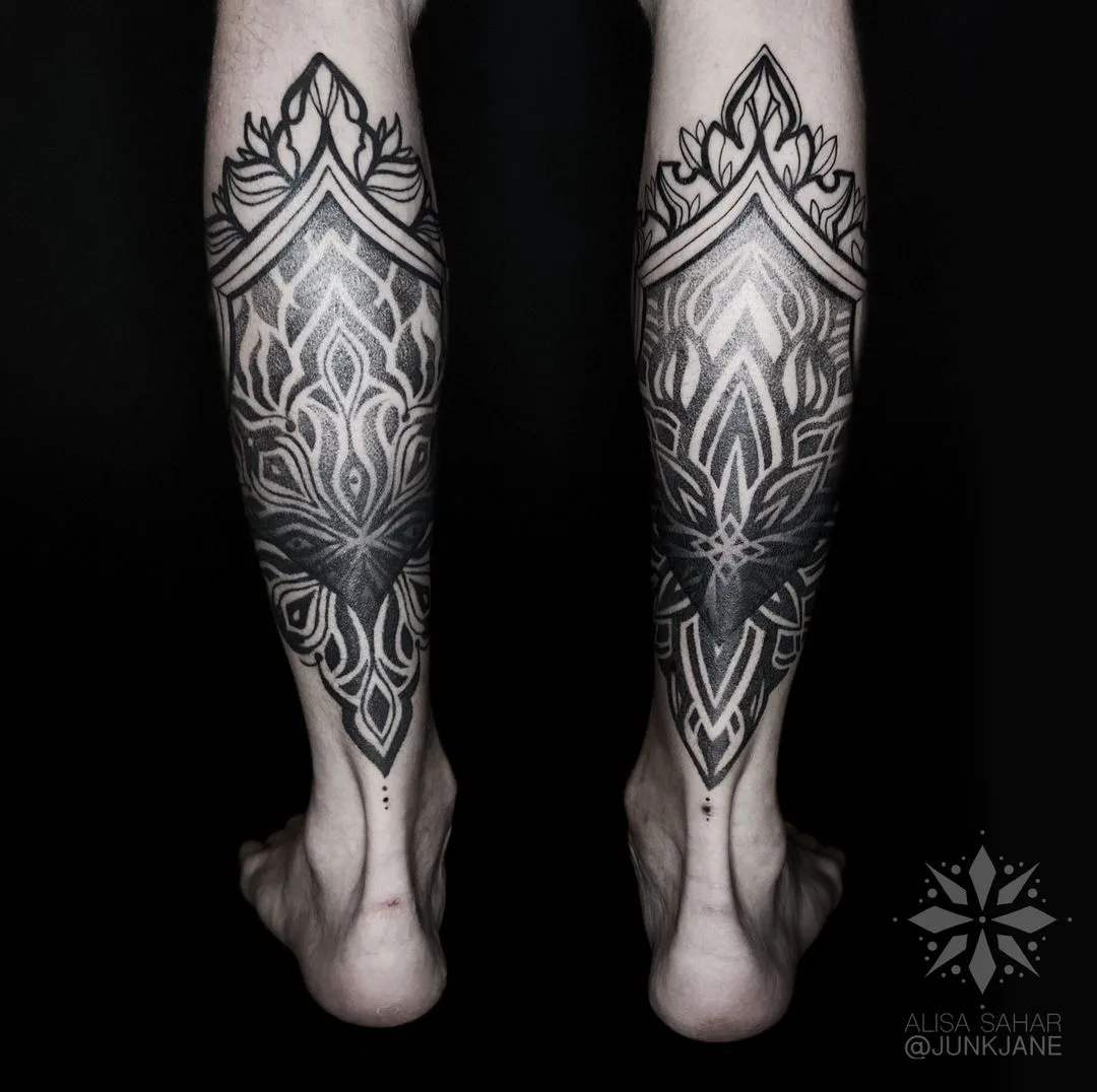 Artista del tatuaggio Alice Sugar, Ornamentale, Tatuaggio ornamentale