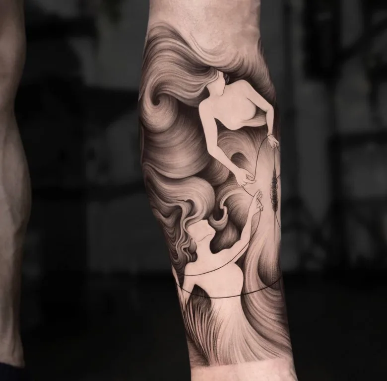Tattoo master Anastasia Sharm