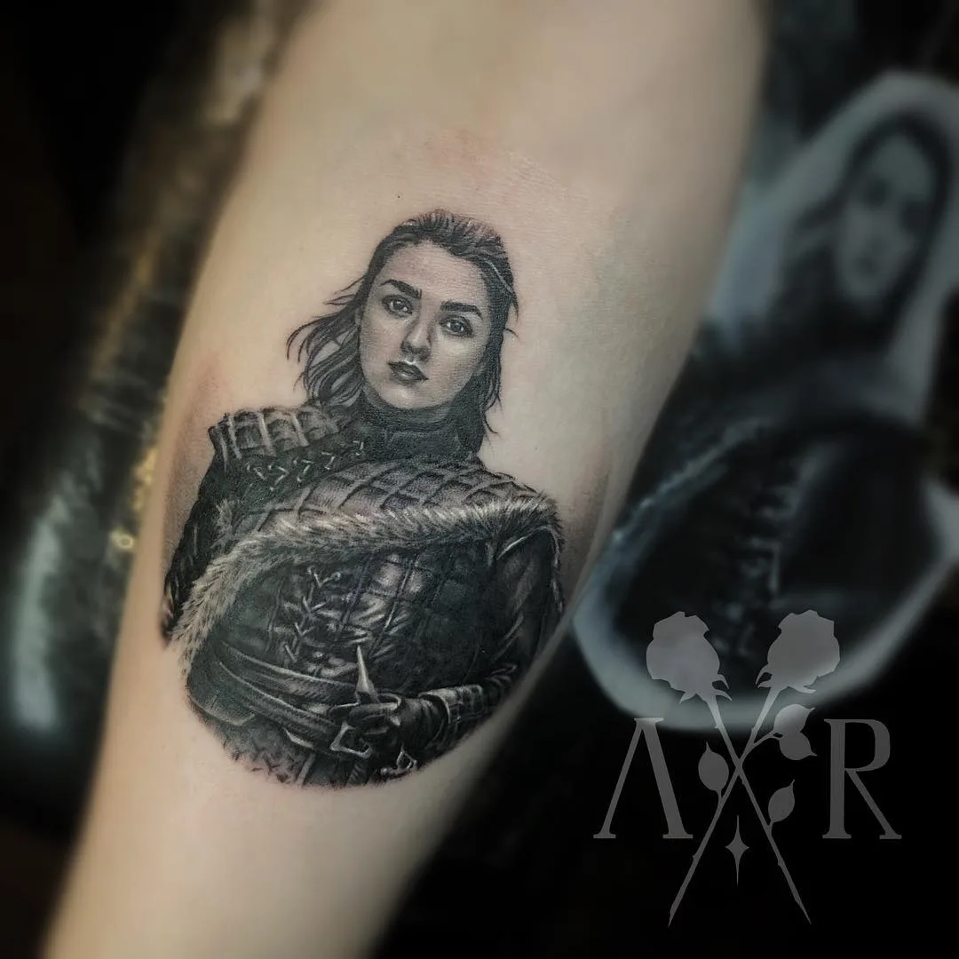 Tattoo artist Angel Rose Fergerstrom