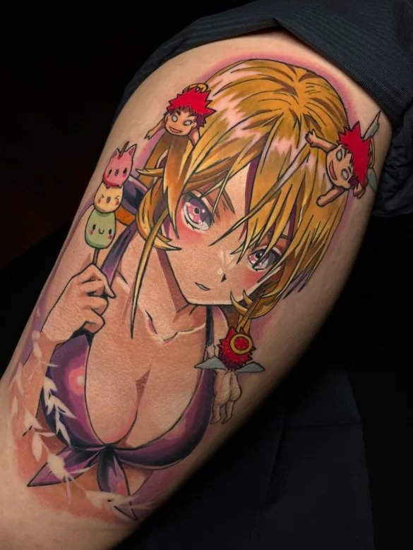 Encontre Rhur: O Artista de Tatuagem que Traz Animes à Vida - image 5