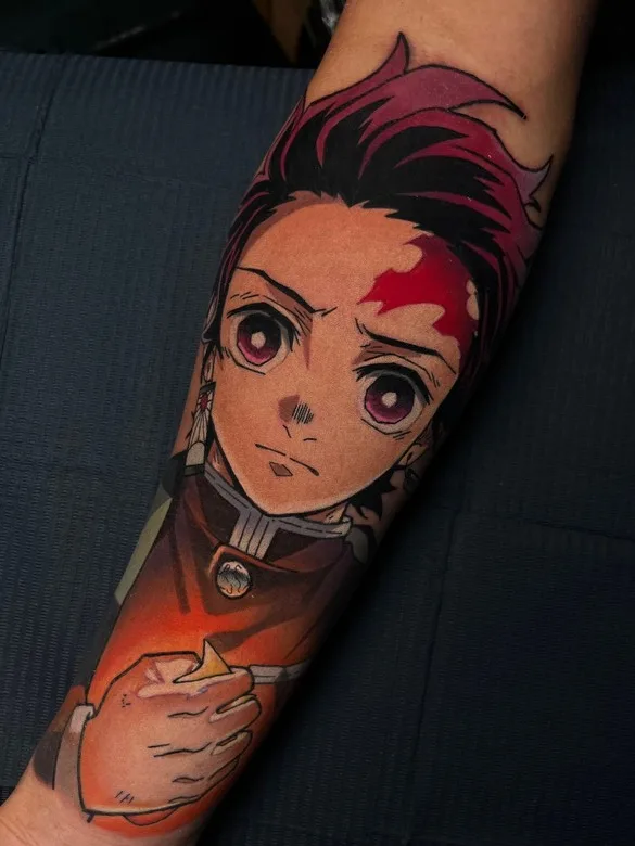 anime geel tattoo by rhur
